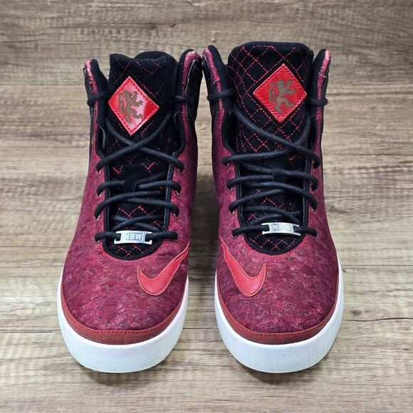 Nike LeBron 11 Lifestyle Red Cork Men\'s Size 11 Red Black Sneakers (616766-601) main image 7